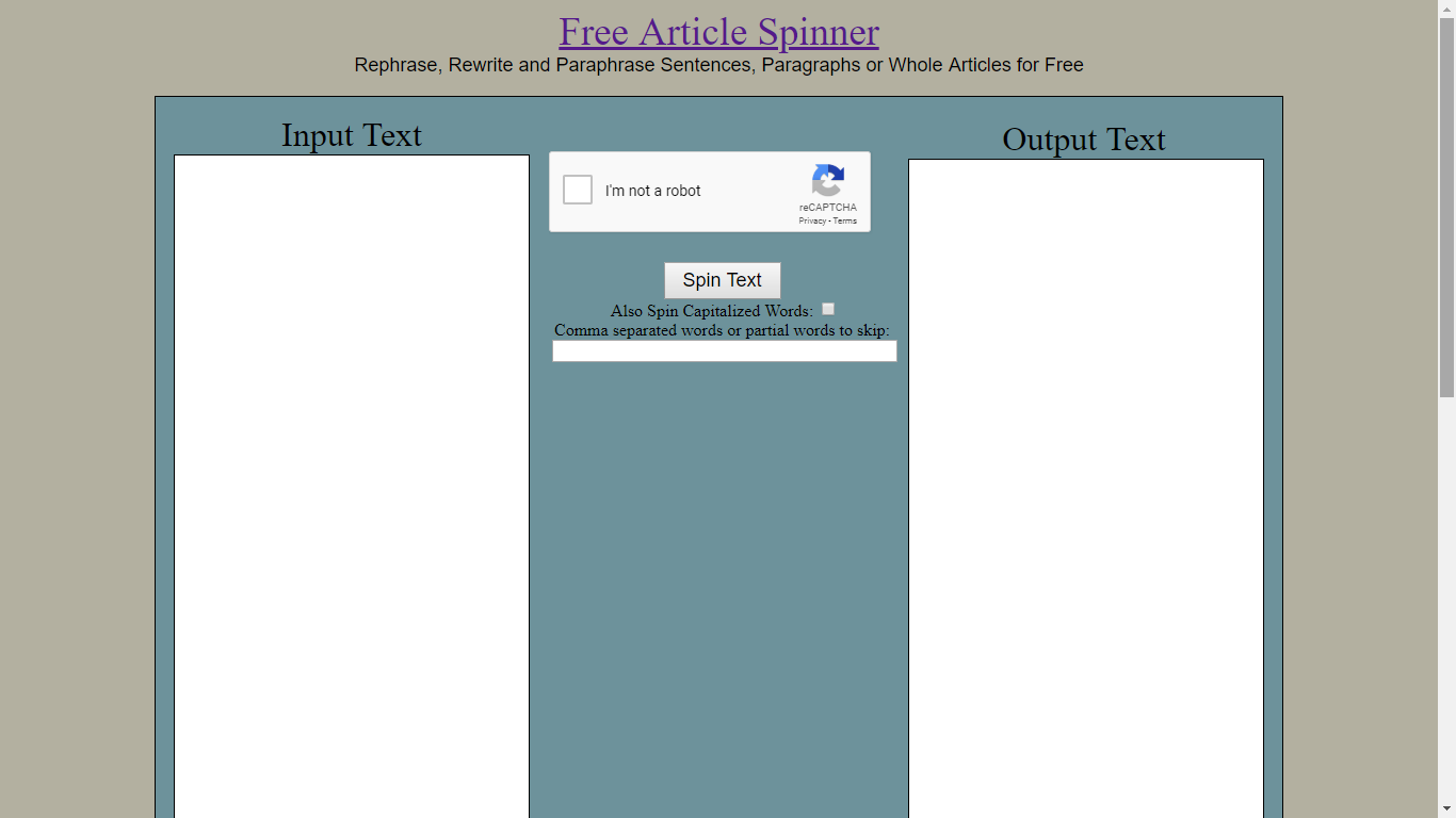 free-article-spinner.com english paraphrasing tool
