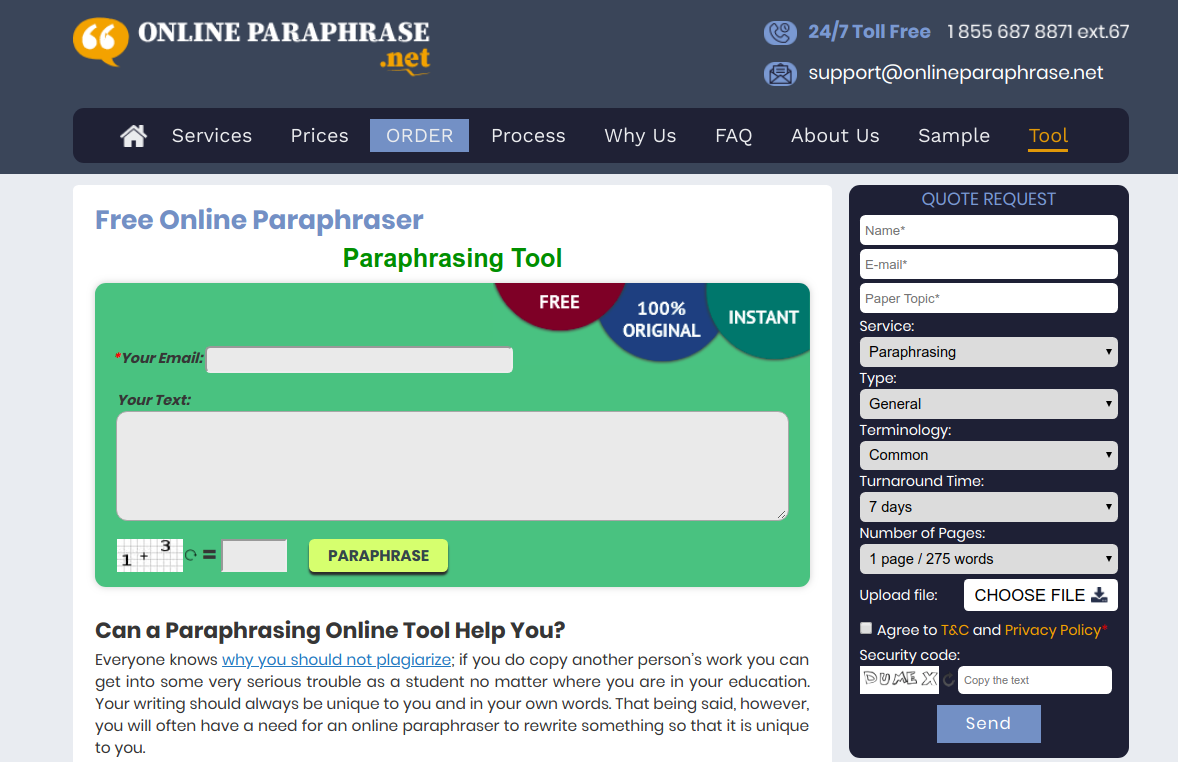 onlineparaphrase.net review
